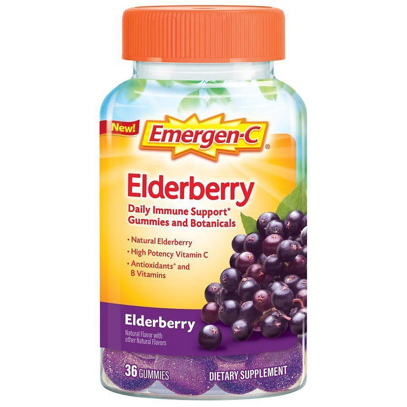Emergen-C Emergen-C Elderberry Immune Support Gummies Vitamins & Supplements