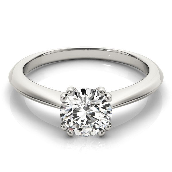 Bids.com 14k White Gold Double Prong Set Solitaire Diamond Engagement Ring (1 cttw) Rings