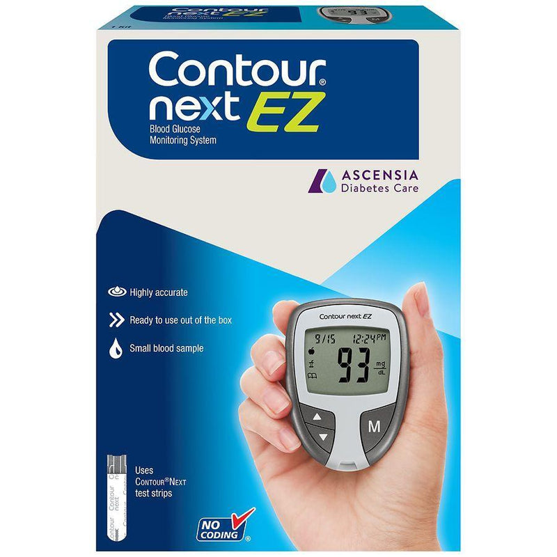 Contour Contour Next EZ Blood Glucose Monitoring System Health Care
