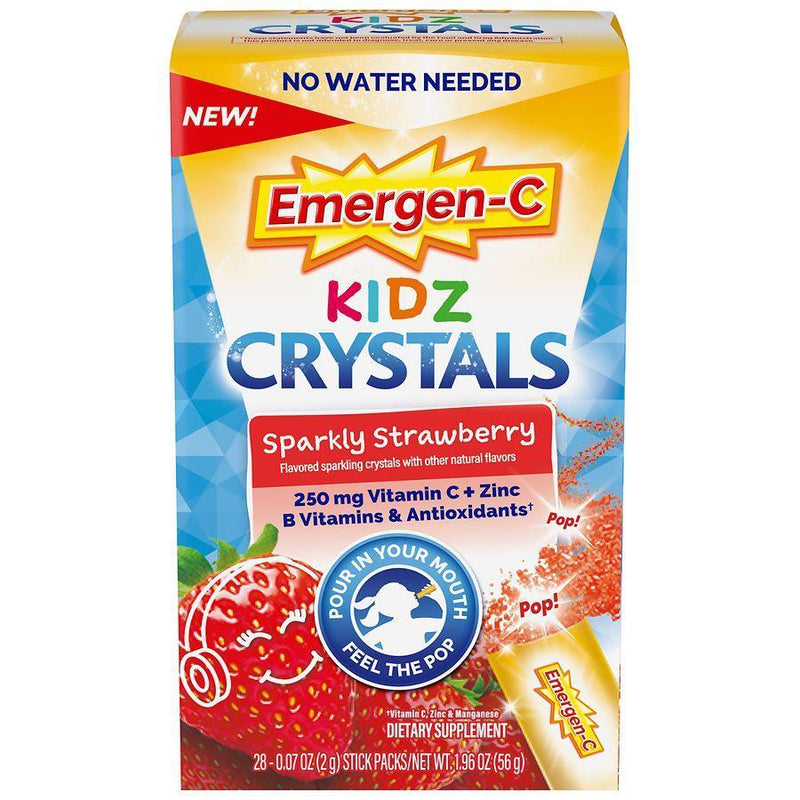 Emergen-C Emergen-C Kids Immune Support Supplement Crystals Sparkly Strawberry Vitamins & Supplements