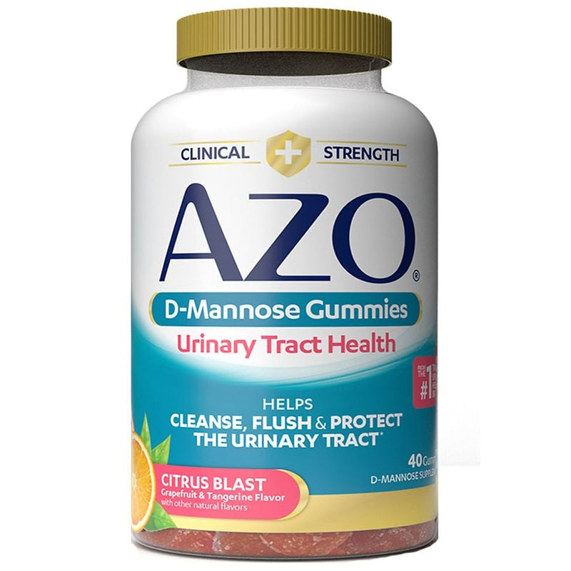 AZO AZO D-Mannose Urinary Tract Health Gummies Citrus Blast Vitamins & Supplements