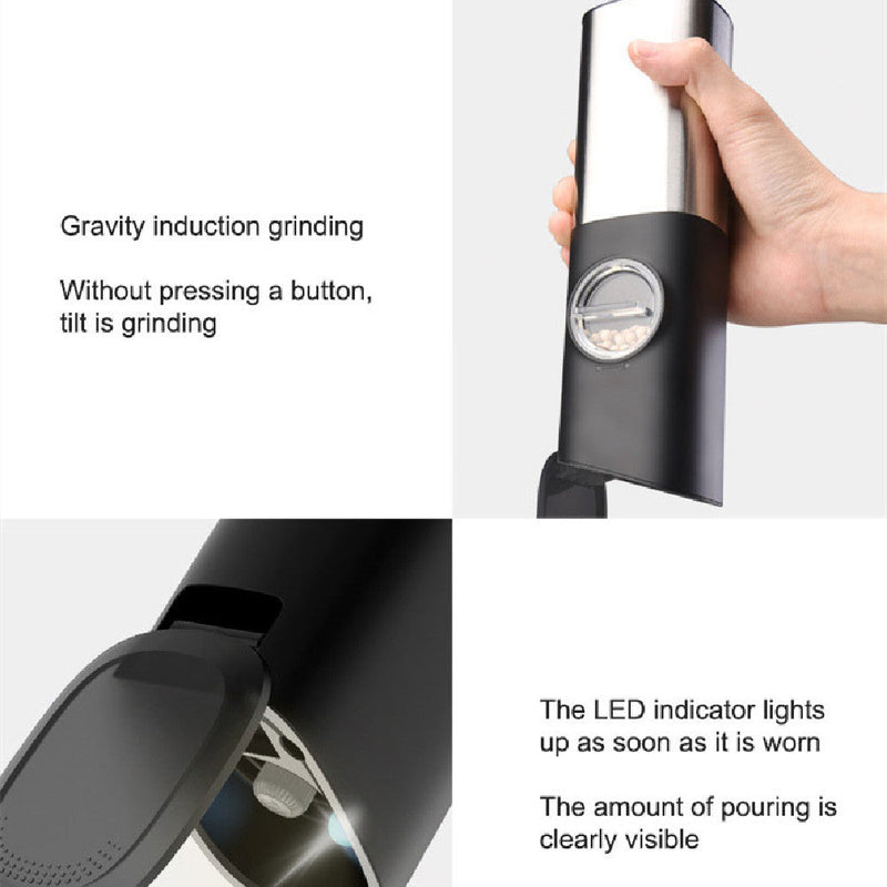 SmartPursue™ Kitchen Ceramic Pepper Electric Grinder Spice Grinders