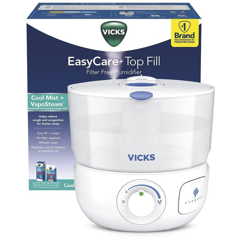 Vicks Vicks Easycare Top Fill Ultrasonic Humidifier White Humidifiers