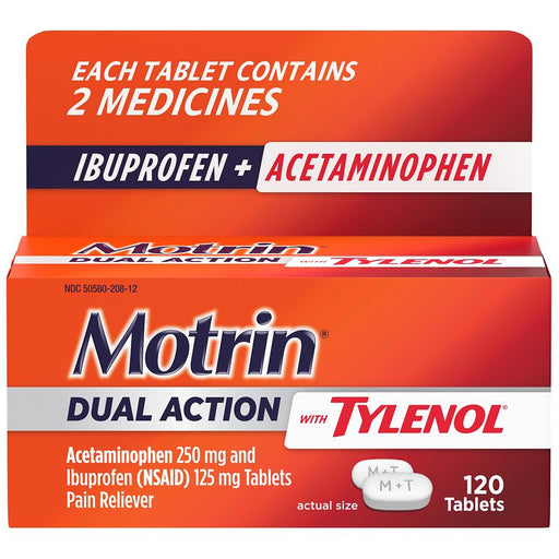 Motrin Motrin Dac W/Tylenol Tb 120 Cplt Action & Toy Figures