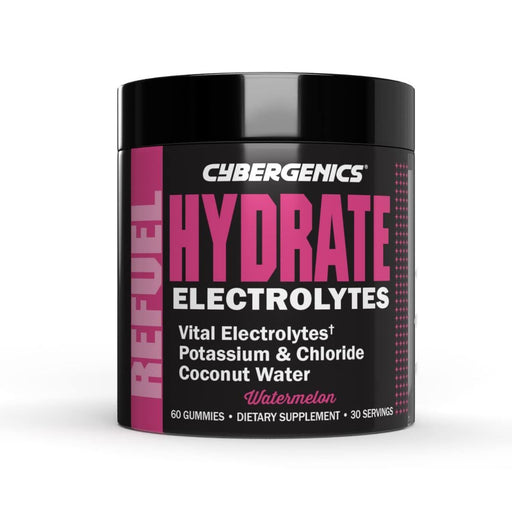 Cybergenics Cybergenics Hydrate Gummies, Vital Electrolytes, Supports Recovery, 60 Gummies Vitamins & Supplements
