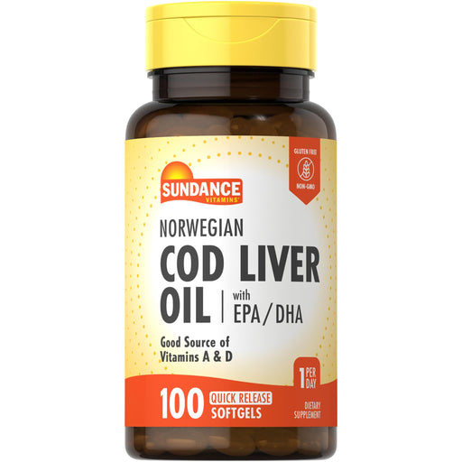 Sundance Sundance Vitamins Norwegian Cod Liver Oil Softgels Vitamins & Supplements
