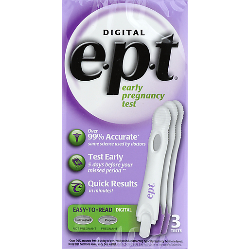E.p.t E.p.t Early Pregnancy Test, Digital Pregnancy Tests Lavender