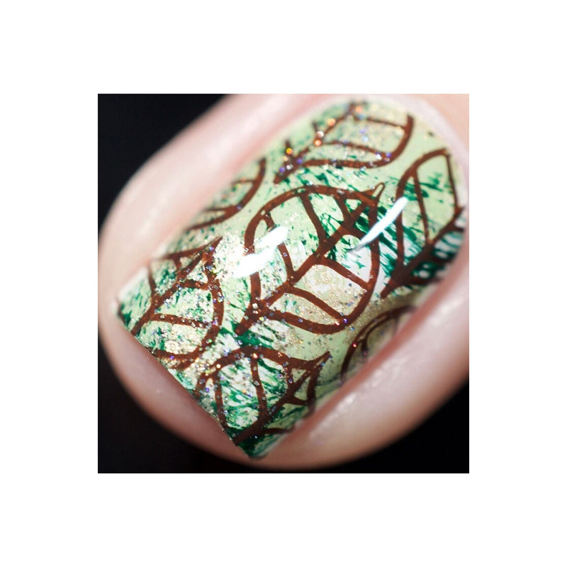 UberChic Beauty Lovely Leaves-03 Stamping Plate