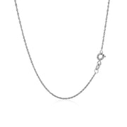 Bids.com 14k White Gold Singapore Chain 1.0mm Necklaces