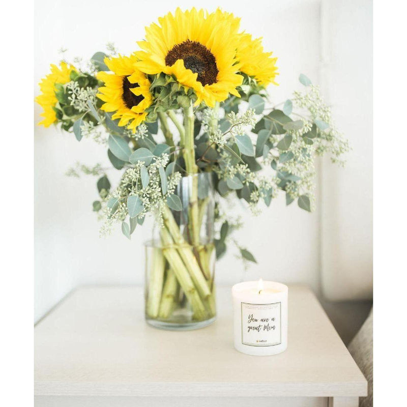 Sunflower Motherhood Great Mom Candle Candles