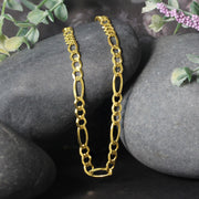 Bids.com 10K Yellow Gold Solid Figaro Chain (4.50 mm) Necklaces