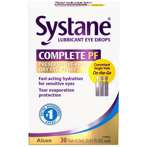 Systane Systane Complete Preservative Free Lubricant Eye Drops Eye Drops & Lubricants
