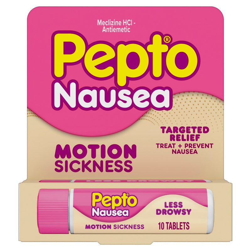 Pepto-Bismol Pepto-Bismol® Motion Sickness Relief Tablets – 10 Count Health & Beauty