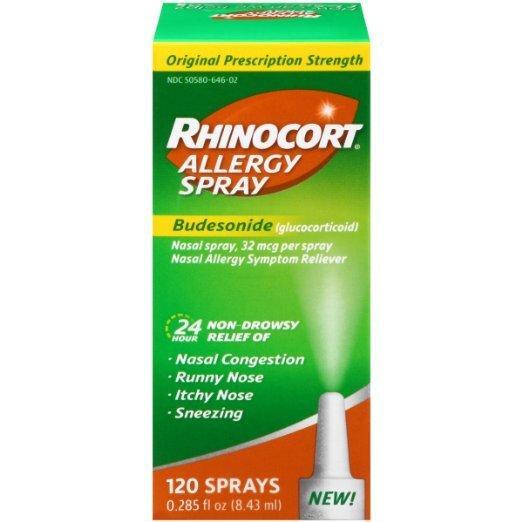 Rhinocort Rhinocort Allergy Nasal Spray, 24 Hour Relief, 120 Spray Health & Beauty