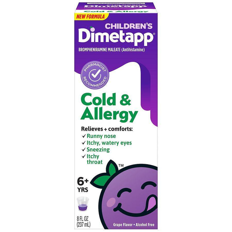 Children's Dimetapp Children's Dimetapp 6+ Yrs Grape Flavor Cold & Allergy 8 Fl Oz Grapes