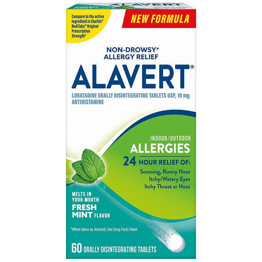 Alavert Alavert Tablets Indoor/Outdoor Fresh Mint Flavor Allergies Health Care