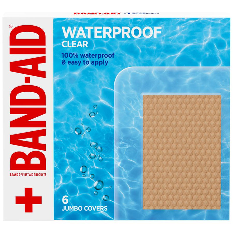 Band-Aid Brand Band-Aid Waterproof Ap 6  Jumbo First Aid