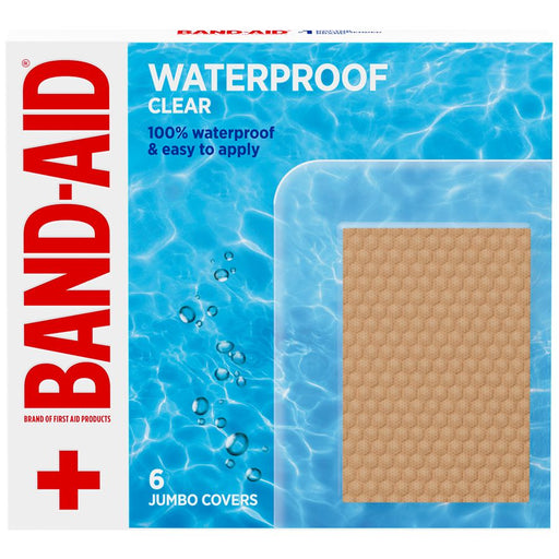 Band-Aid Brand Band-Aid Waterproof Ap 6  Jumbo First Aid