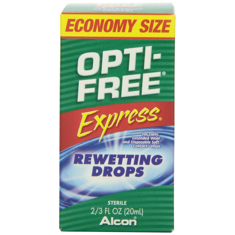 Opti-Free Opti-Free Express Rewetting Drops Personal Care Sea Green