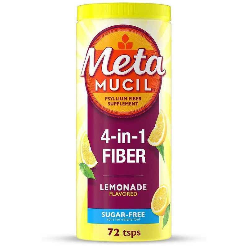 Metamucil Metamucil Sugar-Free Fiber Supplement, Lemon Lime Flavor – 72 Dose Powder (418g) Vitamins & Supplements