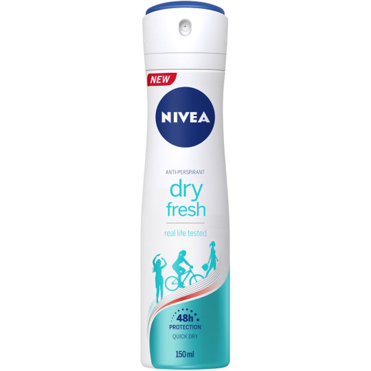 Nivea Nivea Dry Fresh Antiperspirant Deodorant Spray For Women 150 Ml Bath & Body