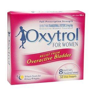 0 Oxytrol Overactive Bladder 8 Patches Appliques & Patches Light Gray