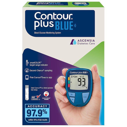 Contour Plus Blue Contour Plus Blue Blood Glucose Monitor Blood Pressure Monitors