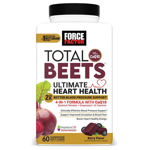 Force Factor Force Factor Total Beets Ultimate Heart Health Soft Chews Berry Beets