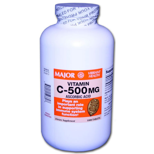 Major Major Vitamin C 500 Mg - 1000 Tabs Vitamins & Supplements