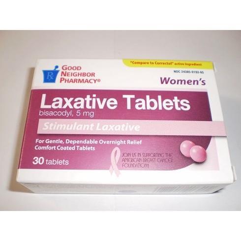 0 GNP Laxative Bisa 5 Mg 30 Tabs Pitch Counters White Smoke
