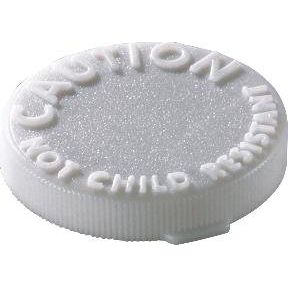 rexam Rexam Snap Cap Vials – White Caution Safety Caps (100 Count, 30/60 Dr) Messenger Bags