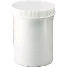 Centor White Plastic Ointment Jars with Lids, 2 oz Capacity, 12 Pack – Pharmacy & Compounding Supplies Medical Supplies