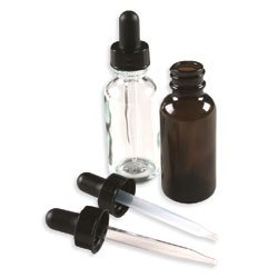 0 Rexam Amber Glass Dropper 12 X 1 Oz Glass