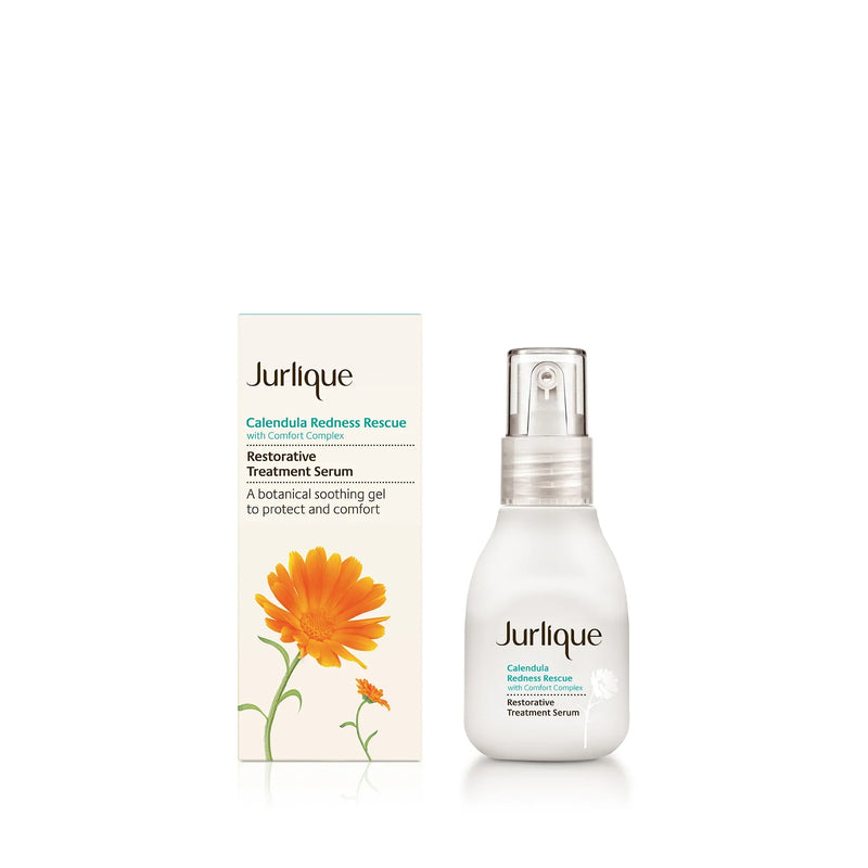 Nava Beauty JURLIQUE Calendula Redness Rescue Restorative Treatment Serum 1 OZ White Smoke