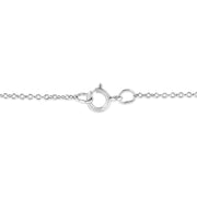 Bids.com .925 Sterling Silver Prong-Set Diamond Accent Bold Cross 18" Pendant Necklace (I-J Color, I1-I2 Clarity) Necklaces