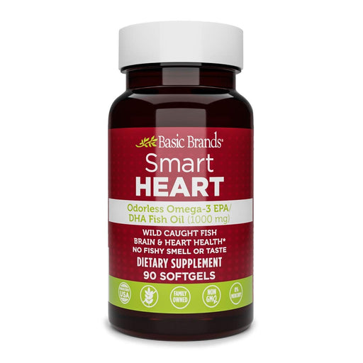 Basic Organics Basic Organics Omega 3 1000mg - 90 Enteric Coated Gelcaps Health & Beauty