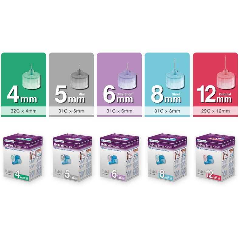 0 Unifine Pentip Plus 29G 12 MM Medicine & Drugs