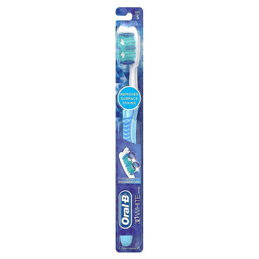 Oral B Oral B 3D White Vivid Manual Toothbrush, Soft Bristles Toothbrushes