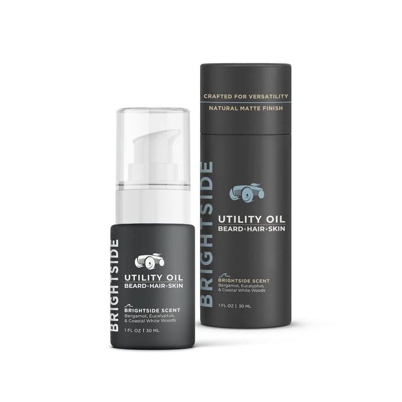 0 Utility Oil – Beard + Hair + Skin – Natural Finish – Hydration For Hair & Beard – Fast Absorption – Non-Greasy – For All Hair Types – Tattoo-Friendly – Premium Hair Styling Product (1oz) Body Oil