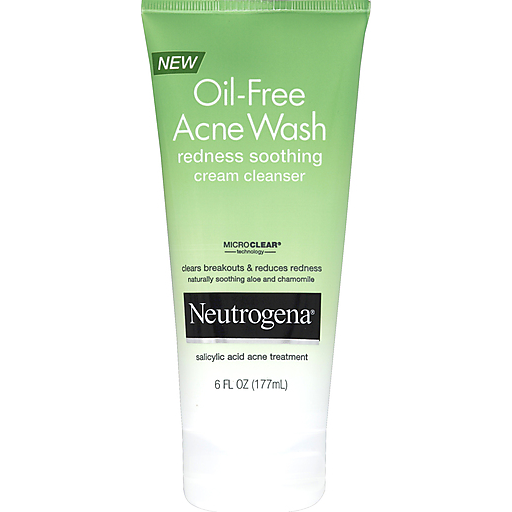 Neutrogena Neutrogena Oil-Free Acne Wash Redness Soothing Cream Cleanser Skin Care