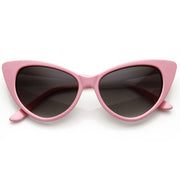 zeroUV Womens Fashion Hot Tip Pointed Vintage Cat Eye Sunglasses 8371 Sunglasses
