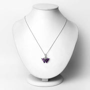 Bids.com 1.65 Carat Genuine Amethyst .925 Sterling Silver Pendant Pendants
