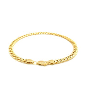 Bids.com 4.5mm 14k Yellow Gold Miami Cuban Semi Solid Bracelet Bracelets