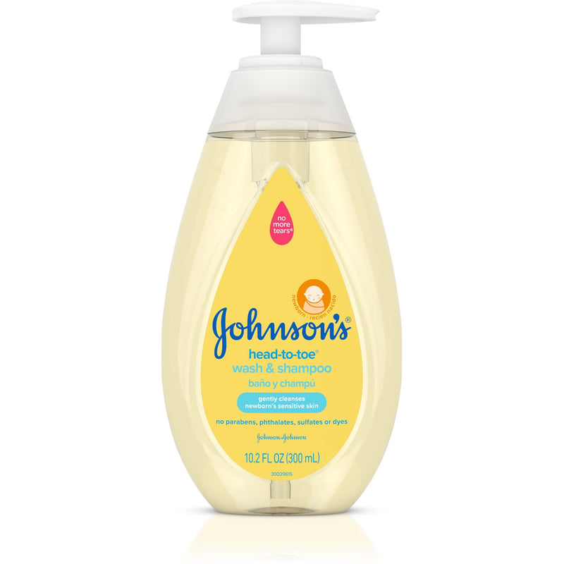 Johnson's Johnson's Head-To-Toe Tearless Gentle Baby Wash & Shampoo, 10.2 Fl. Oz Shampoo
