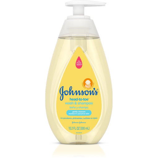 Johnson's Johnson's Head-To-Toe Tearless Gentle Baby Wash & Shampoo, 10.2 Fl. Oz Shampoo