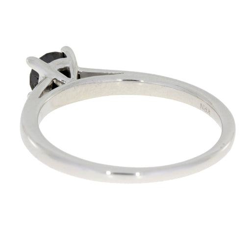 Bids.com .50ct Black Diamond Eng Only Sterling Silver Rings