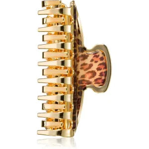 0 Janeke Hair-Clip Leopard Claw Clip 9,5x3,5 Cm 1 Pc Hair Claws & Clips