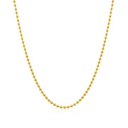Bids.com 18k Yellow Gold Bead Chain 1.5mm (1.50 mm) Necklaces