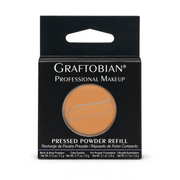 Graftobian Make-Up Company Pro Powder™ Foundation Refills, Ultra HD Pressed Powder White Smoke (W) Golden Tan