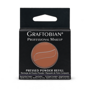 Graftobian Make-Up Company Pro Powder™ Foundation Refills, Ultra HD Pressed Powder White Smoke (C) Hot Chocolate